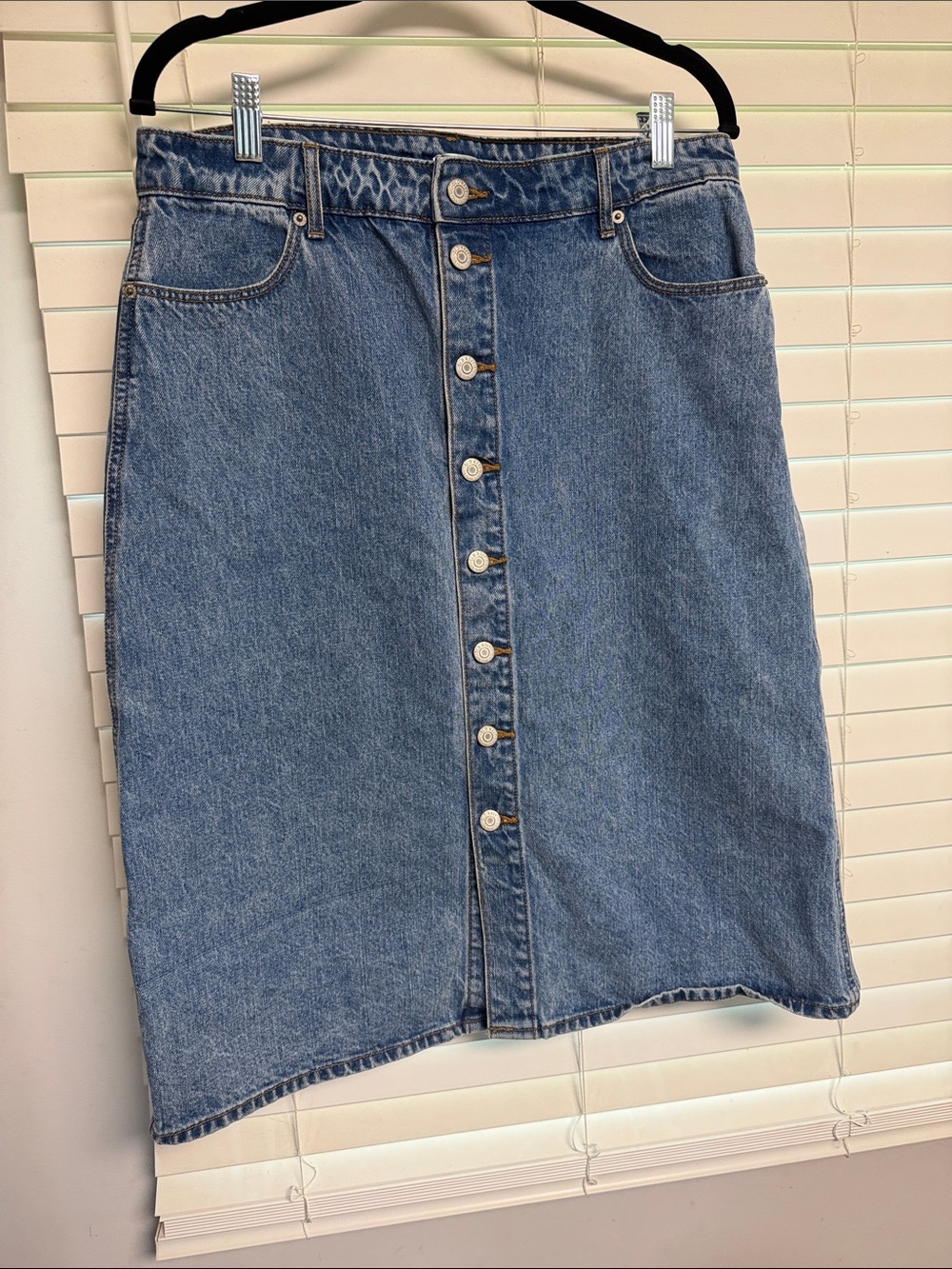 Old Navy denim midi